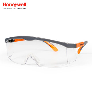 霍尼韦尔（Honeywell）护目镜120310 S200G活力橙 透明镜片 男女防风 防沙 防尘 防雾 骑行眼镜