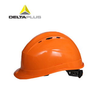 代尔塔（DELTAPLUS）102009 国家能源集团定制-PP材质石英4型舒适款安全帽 橙色1个(需另配JUGALPHA下颚带)