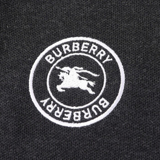 BURBERRY 博柏利 80078501 男士POLO衫 煤黑色 S