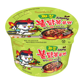 韩国进口（SAMYANG）三养辣鸡肉味炸酱碗面 105g 方便面拉面 火鸡面 超辣 干拌面