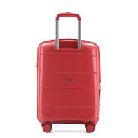 安特丽（antler）拉杆箱商务男女超轻PP行李箱时尚大容量耐磨飞机轮登机箱旅行箱28英寸 A882红色