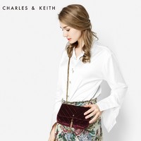 CHARLES＆KEITH CK2-20840103 丝绒斜挎小方包 *2件