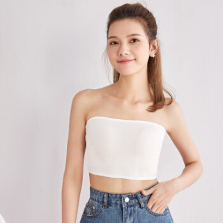 商品都市丽人抹胸19新品内衣女防走光内搭亲舒休闲棉质女士裹胸背心lv