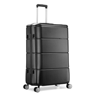 Samsonite 新秀丽 拉杆箱万向轮行李箱旅行箱可托运箱飞机轮TU2 黑色 25英寸