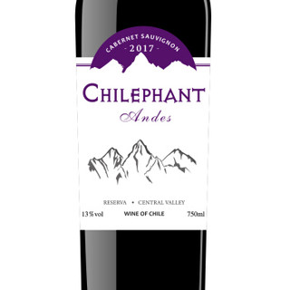 CHILEPHANT 智象 智利原瓶进口红酒  智象安第斯赤霞珠干红葡萄酒750ml