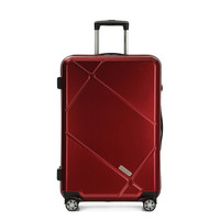安特丽（antler）万向轮旅行箱包商务行李箱男女拉杆箱28英寸密码箱登机托运箱子PC A854红色