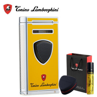 Tonino Lamborghini 德尼露·兰博基尼打火机电子充气打火机带雪茄打孔器蓝焰直冲防风打火机TTR005002