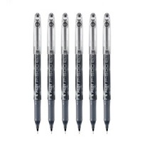 PILOT 百乐 BL-P500 考试中性笔 黑色 0.5mm 六支装