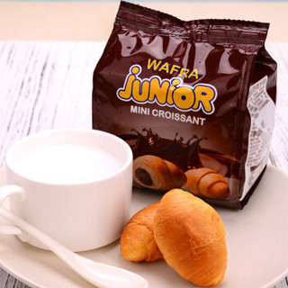 几牛（Junior）几牛迷你夹心牛角面包（巧克力味）-40g*6包礼盒装   Junior Mini Croissant Chocolate
