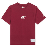 HUF 男士酒红色短袖T恤 TS00832-BURGUNDY-L