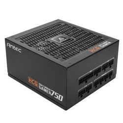 安钛克(Antec)HCG750铜牌全模组 台式机电脑主机机箱电源750W（HCG全日系电容/双滚珠轴承静音风扇/5年换新）