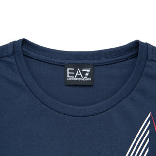 EA7 EMPORIO ARMANI 阿玛尼奢侈品19春夏新款男士针织T恤衫 3GPT60-PJ02Z NAVY-1554 L