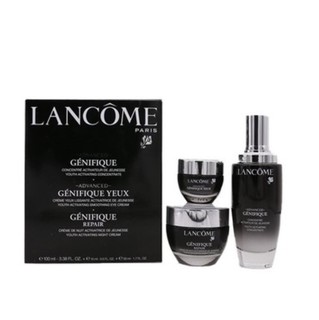 LANCOME 兰蔻 小黑瓶套装 (肌底精华100ml+眼霜 15ml+晚霜50ml)