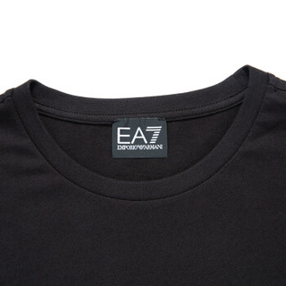 EA7  EMPORIO ARMANI 阿玛尼奢侈品男士针织T恤衫 3GPT05-PJ02Z BLACK-1200 XS