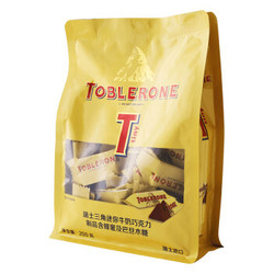 Toblerone 瑞士三角迷你牛奶巧克力含蜂蜜及巴旦木糖 糖果零食 200g *5件