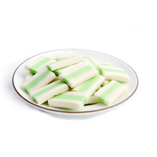 印尼进口 MintZ 明茨 清凉水果味糖果 休闲零食 清新口气 双重薄荷味软糖 115g*2包