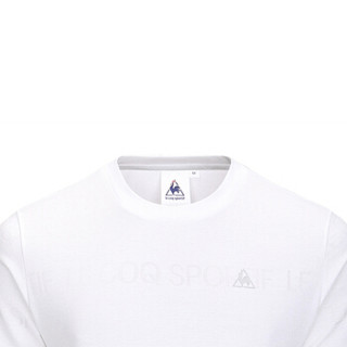 Le Coq Sportif/乐卡克 男圆领短袖T恤 CB-0112191 白-WHT M