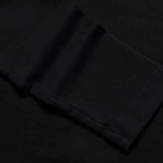 ACNE STUDIOS Odice Emboss系列女士黑色圆领长袖运动衫 AI0022 BLACK M码