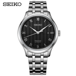 京东plus会员：精工（SEIKO）男表 PRESAGE领航系列日本原装进口透底4R机芯自动/手动上链机械手表SRPC81J1