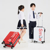 卡拉羊儿童拉杆箱18英寸旅行行李箱万向轮男女学生登机小箱子CX8632亮红