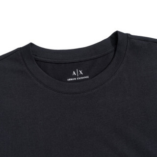ARMANI EXCHANGE 阿玛尼奢侈品19秋冬新款女士针织T恤衫 6GYTED-YJX9Z BLACK-1200 XS