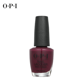 OPI 指甲油（棕红色）NLW64 15ml 持久不掉色快干环保指甲油 不可剥美国美甲