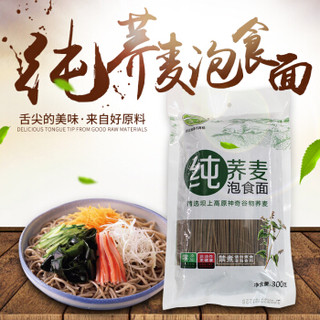 绿坝（LUBA）纯荞麦泡食面300g*10袋