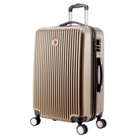 SVVISSGEM 拉杆箱 PC+ABS镜面万向轮行李箱托运箱收纳旅行箱 28英寸 SA-6228 金色