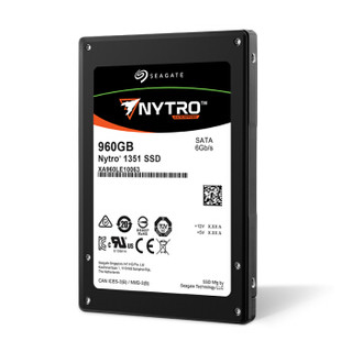 希捷(Seagate)960GB 企业级固态硬盘 SATA接口 希捷雷霆Nytro 1351系列(XA960LE10063)