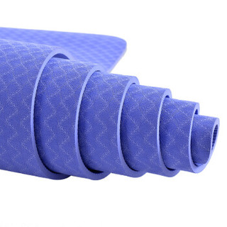 力动（RIDO）瑜伽垫男女通用TPE健身垫Y1紫色