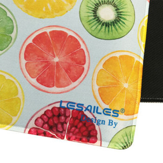 飞遁（LESAILES）800*300*3mm缤纷水果游戏电竞鼠标垫 超大电脑键盘桌垫 易清洁