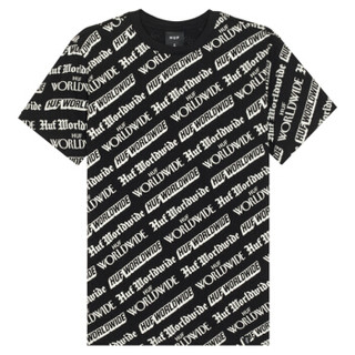 HUF 男士黑色短袖T恤 TS00565-BLACK-S