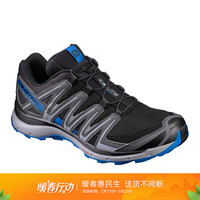 萨洛蒙（Salomon）男款户外防滑耐磨透气越野鞋 XA LITE 黑色 393307 UK7.5 (41 1/3)