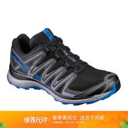 萨洛蒙(Salomon)男款户外防滑耐磨透气越野鞋 XA LITE 黑色 393307