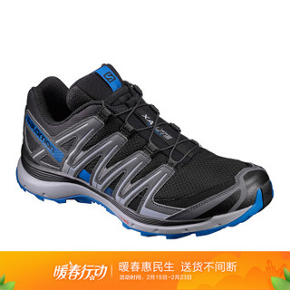 萨洛蒙（Salomon）男款户外防滑耐磨透气越野鞋 XA LITE 黑色 393307 UK10(44 2/3)