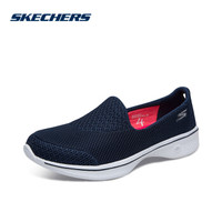 胜道运动旗舰店Skechers斯凯奇女鞋Go Walk4时尚健步鞋 低帮套脚懒人休闲鞋0 14170/NVW 36.5