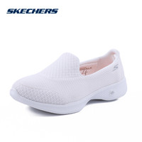 胜道运动旗舰店Skechers斯凯奇女鞋Go Walk4时尚健步鞋 低帮套脚懒人休闲鞋0 14170/WHT 39