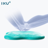 IKU 高密度瑜伽体式缓冲垫 便携加厚环保健身运动平板支撑垫 200mm*200mm*20mm 1个青绿色
