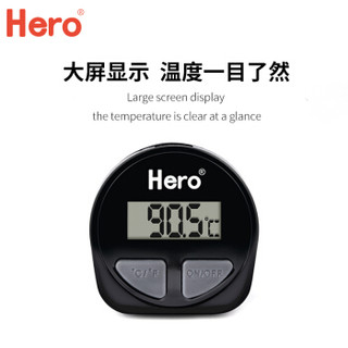 Hero 速数显电子温度计手冲咖啡奶泡拉花缸大屏数显可挂温度计