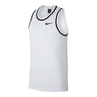 耐克NIKE 男子 篮球文化背心 NK DRY CLASSIC JERSEY 运动背心 AQ5592-100白色XXL码