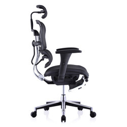 Ergonor 保友办公家具 金豪b高配版 人体工学椅 黑框-黑色