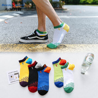 与狼共舞 DANCING WOLVES 袜子男 纯棉短袜低帮浅口运动休闲船袜夏季