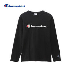 Champion 冠军 C3-Q401 男士长袖圆领T恤