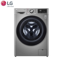 LG 乐金 FCV10G4T 全自动家用超薄滚筒洗衣机 (碳晶银、10.5KG)