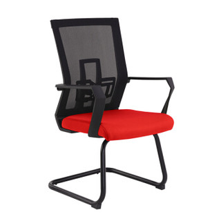 佐盛电脑椅午休椅办公椅人体工学椅家用转椅网椅时尚座椅休闲椅子红色