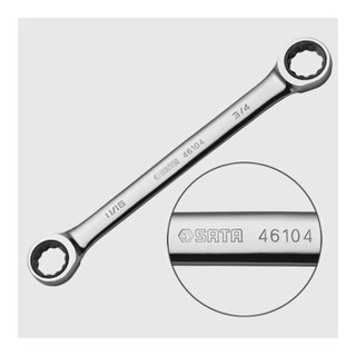 世达 SATA 46103 英制全抛光双梅花快板9/16*5/8（货期不定）