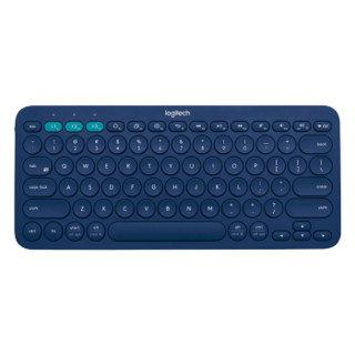 logitech 罗技 K380键盘+K337鼠标 蓝牙无线键鼠套装 蓝色