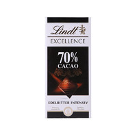 移动端：Lindt 瑞士莲 排装70％可可黑巧克力 100g