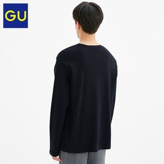 GU 极优 GU318286000 男装简约多色长袖