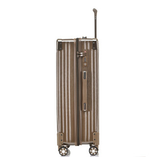 PointKid 飞机轮拉杆箱商务出差万向轮旅行箱 简约时尚大容量出国休闲旅行托运箱29英寸ZM010钛金色